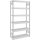 BERT-Eurokastenregal - Grundfeld HxBxT 2075x875x600 mm Stahlblech verz. 6 FBE
