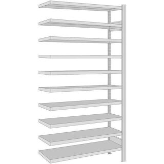 BERT-Ordnungsregal Anbaufeld HxBxT 2000x1005x400 mm...