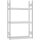 BERT-Räderregal - Grundfeld Stecksystem Stahlblech verzi. HxBxT 2000x1005x400 mm