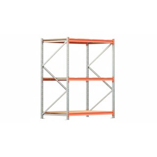 EMMA Lagerregal Grundfeld mit Holzboden HxBxT 2000x1850x800 mm Rahmen verzinkt