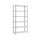 RUDI-Schraubregal 150 - Grundregal HxBxT 2500x870x800 mm verzinkt Winkelprofil