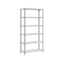 RUDI-Schraubregal 150 - Grundregal HxBxT 2500x1000x600 mm...