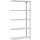 RUDI-Schraubregal 250 - Anbauregal HxBxT 2000x1280x400 mm verzinkt Winkelprofil