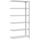 RUDI-Schraubregal 250 - Anbauregal HxBxT 2500x870x300 mm...