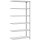 RUDI-Schraubregal 350 - Anbauregal HxBxT 2500x870x500 mm verzinkt Winkelprofil