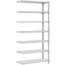RUDI-Schraubregal 350 - Anbauregal HxBxT 3000x870x300 mm...