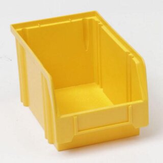 Sichtlagerkasten Größe 1 gelb Aussenmaß: HxBxT 130x140x230 Material: Polystyrol
