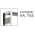 1,0m BERT-Standardregal 3m hoch /  50cm tief mit  7 Ebenen 150kg Fachlast Lichtgrau
