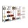 20,0m BERT-Standardregal 2,5m hoch /  60cm tief mit  6 Ebenen 250kg Fachlast Resedagrün